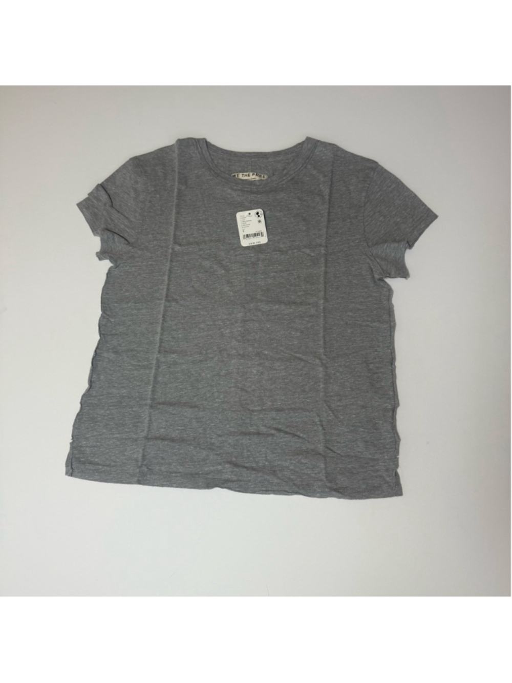 Women's Free People Grey Short Sleeve Tee S